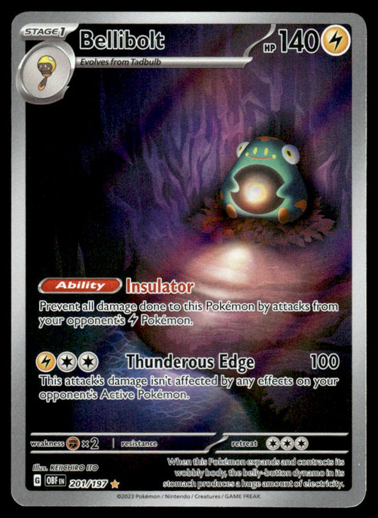 Bellibolt 201/197 - Obsidian Flames - Scarlet & Violet
