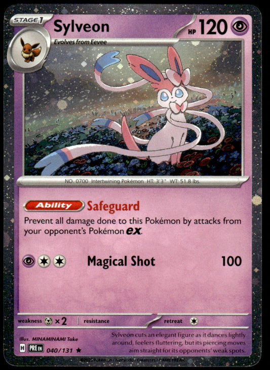 Sylveon (Cosmo Holo) 040/131 - Prismatic Evolutions - Scarlet & Violet