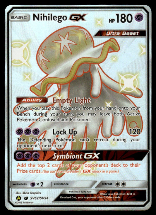NM Nihilego-GX SV62 - Crimson Invasion