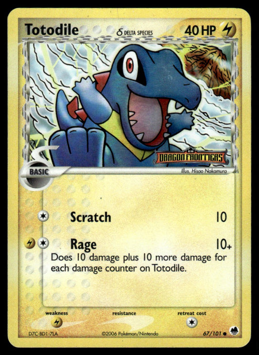 LP - Totodile (Dela Species) 67 - Reverse - Dragon Frontiers