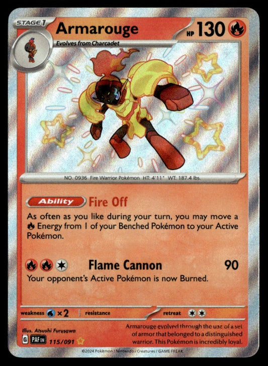 Armarouge 115/091 - Paldean Fates - Scarlet & Violet
