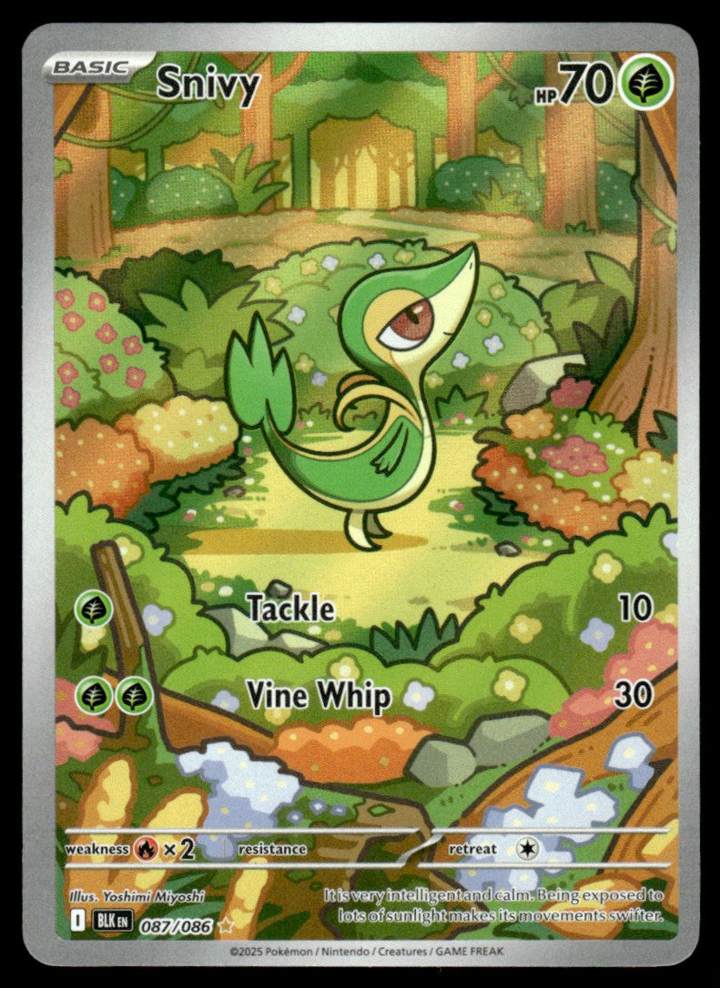 Snivy 087/086 - Black Bolt - Scarlet & Violet