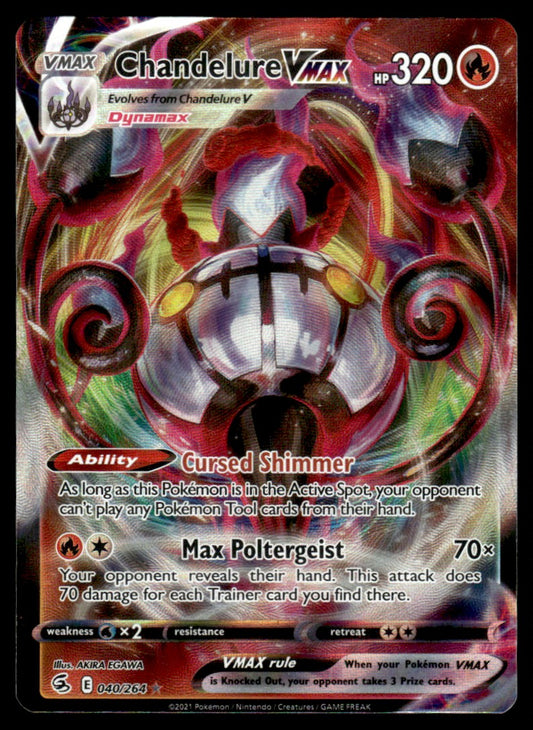 Chandelure VMAX 040/264 - Fusion Strike - Sword & Shield