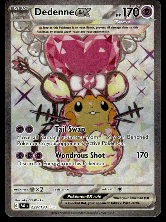Dedenne ex 239/193 - Paldea Evolved - Scarlet & Violet