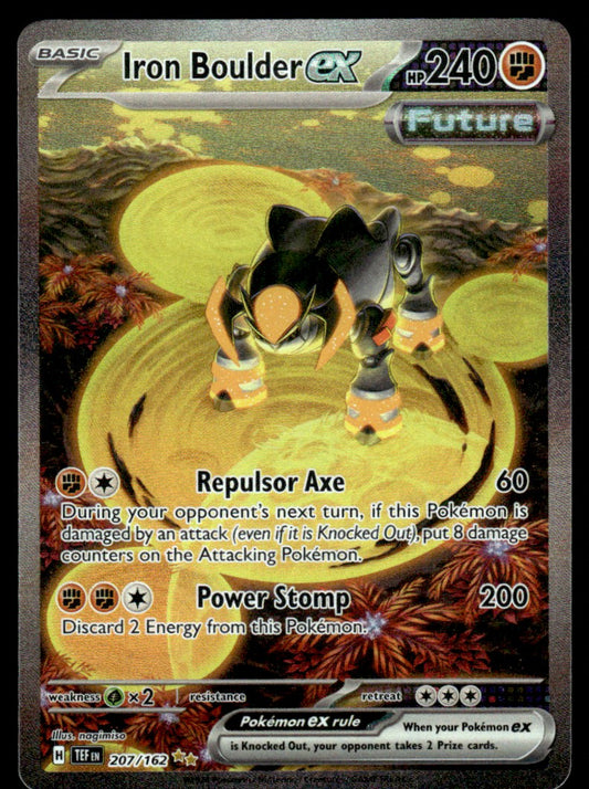 Iron Boulder ex 207/162 - Temporal Forces - Scarlet & Violet