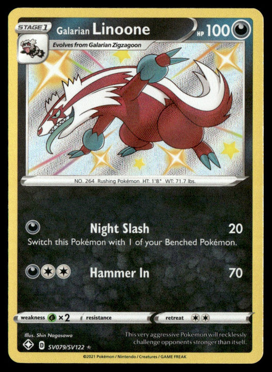 Galarian Linoone SV079/SV122 - Shining Fates - Sword & Shield