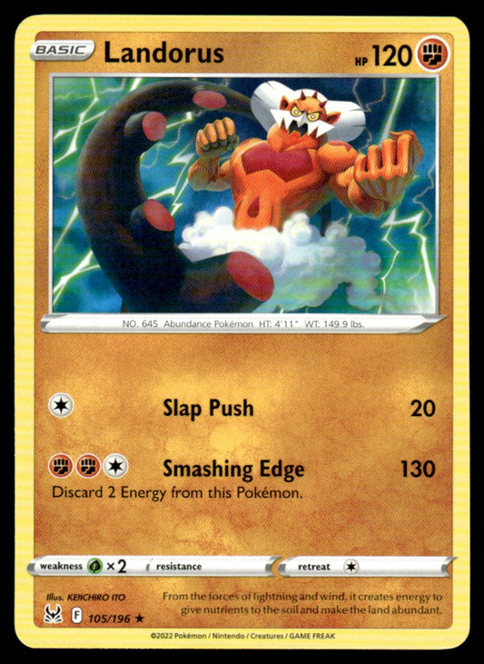 Landorus 105/196 Rare - Lost Origin - Sword & Shield