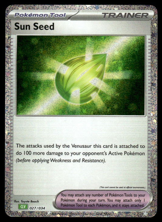 Sun Seed 027/034 - Trading Card Game Classic
