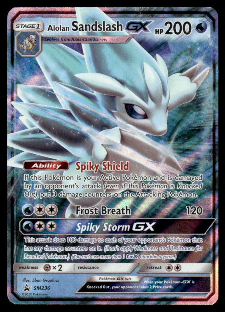 Alolan Sandslash GX - NM - SM236 - Sun & Moon Promos