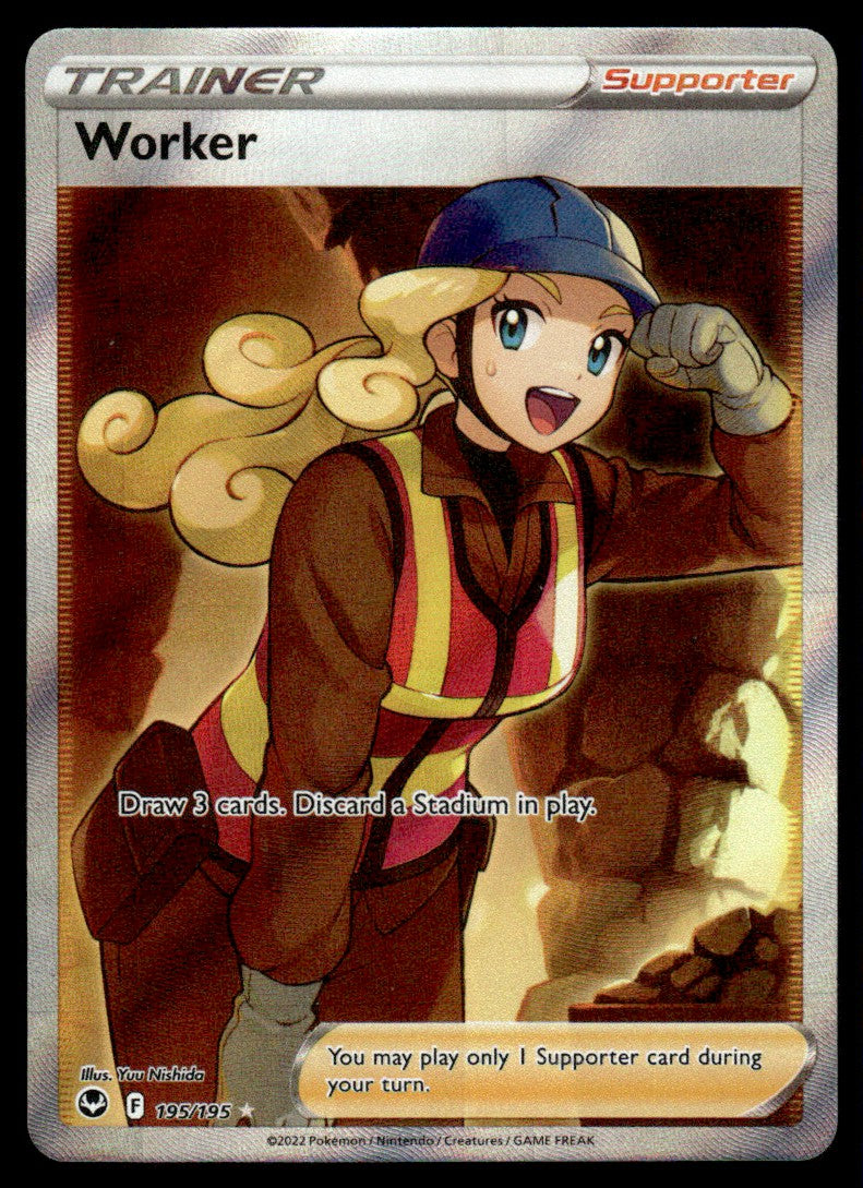 Worker 195/195 - Silver Tempest - Sword & Shield