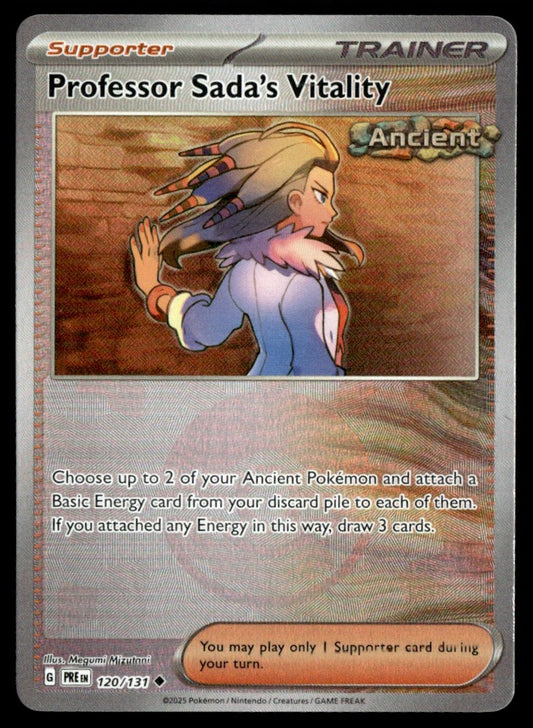 Professor Sada's Vitality (Poke Ball Pattern) 120/131 - Prismatic Evolutions - Scarlet & Violet