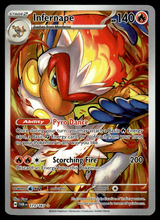 Infernape 173/167 - Twilight Masquerade - Scarlet & Violet