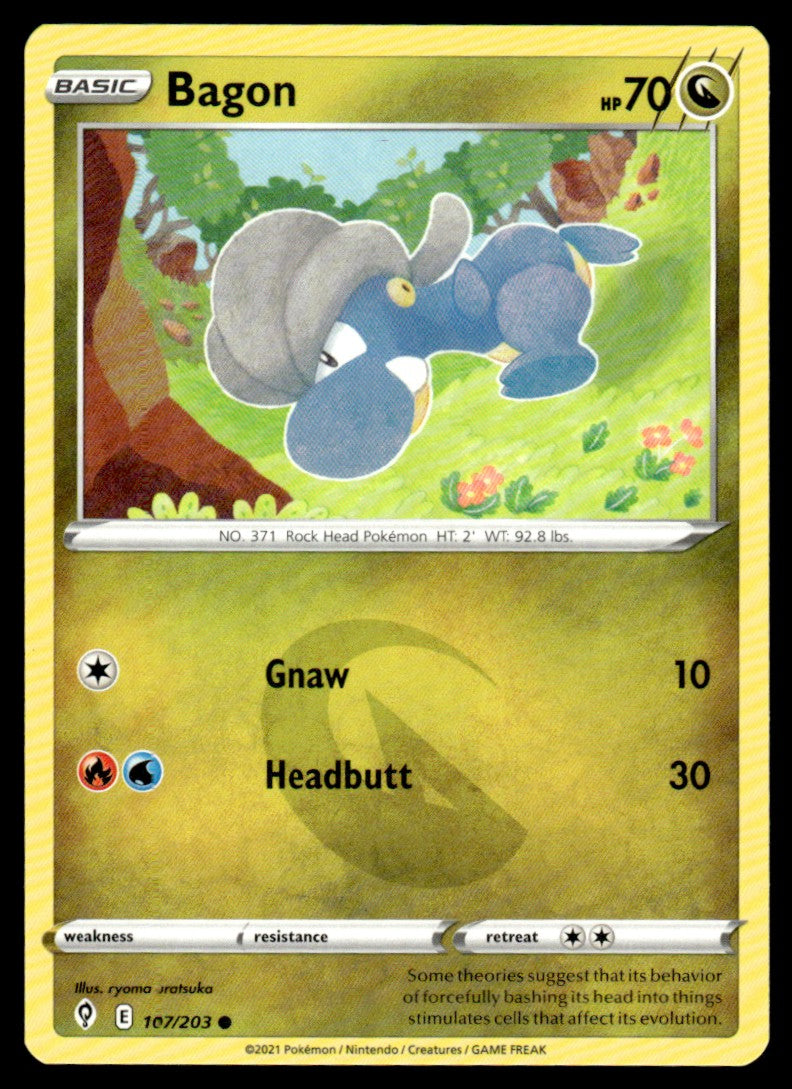 Bagon 107/203 Comun - Evolving Skies - Sword & Shield