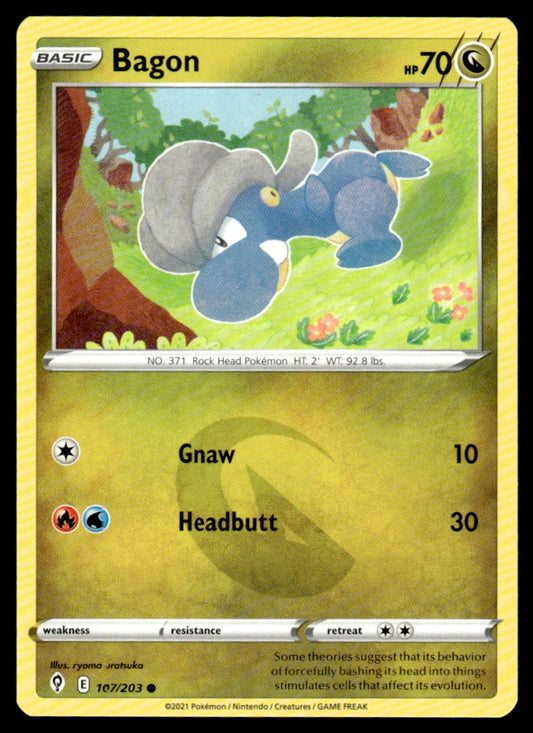 Bagon 107/203 Comun - Evolving Skies - Sword & Shield