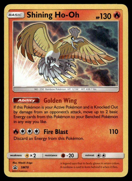 NM Shining Ho-Oh SM70 - Sun & Moon Promos