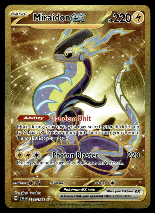 Miraidon ex 253/198 - Scarlet & Violet Base Set - Scarlet & Violet