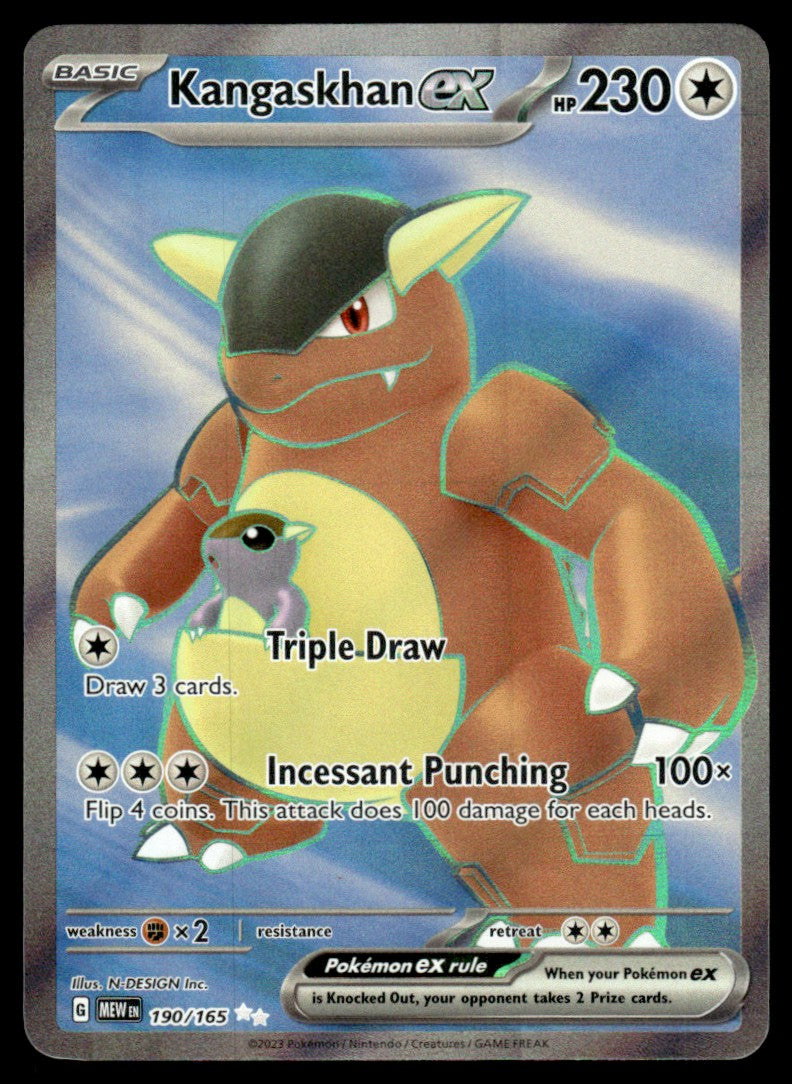Kangaskhan ex 190/165 - Scarlet & Violet - 151 - Scarlet & Violet