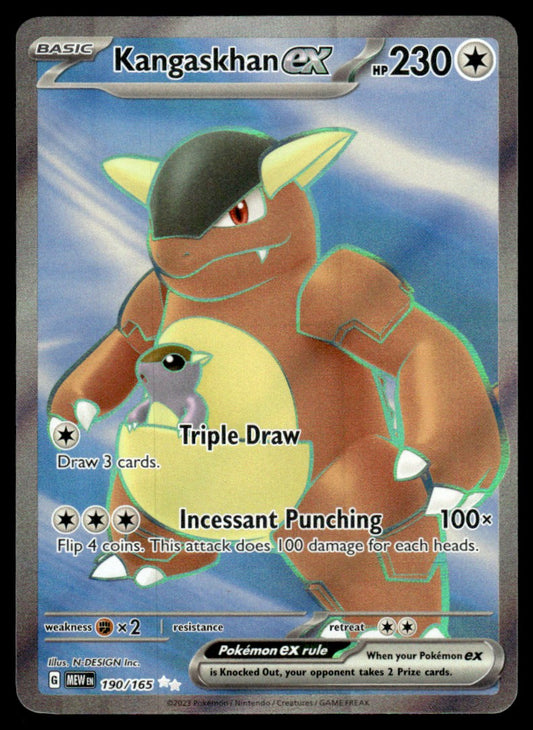 Kangaskhan ex 190/165 - Scarlet & Violet - 151 - Scarlet & Violet