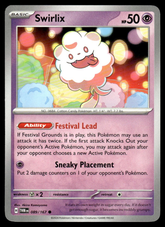 Swirlix 089/167 Comun - Twilight Masquerade - Scarlet & Violet