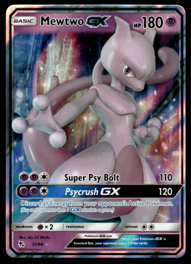 Mewtwo-GX - NM - 31 - Hidden Fates