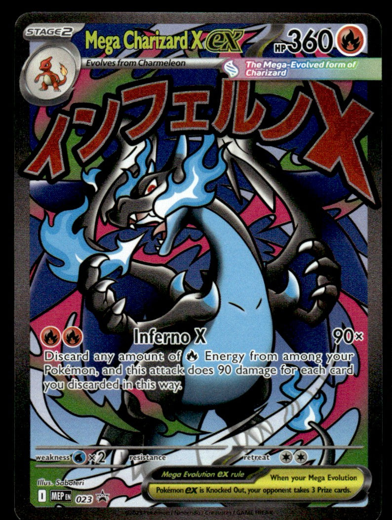 Mega Charizard X ex 023/PRME - Mega Evolution Promo - Mega Evolution