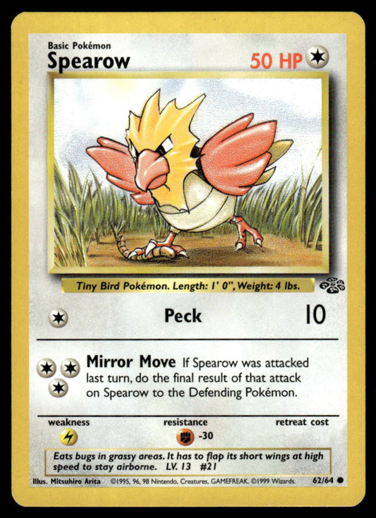 LP Spearow 62 No Holo - Jungle