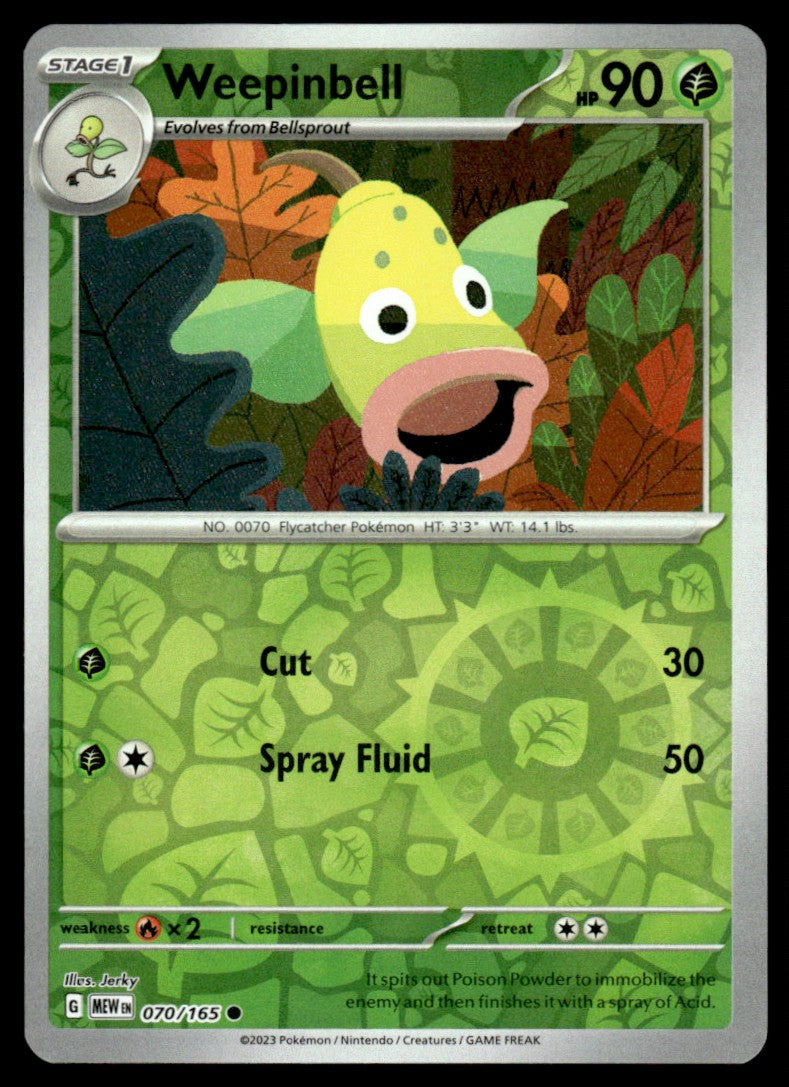 Weepinbell 070/165 Reverse - Scarlet & Violet - 151 - Scarlet & Violet