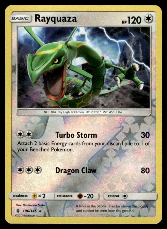 NM - Rayquaza 106 - Reverse - Guardians Rising
