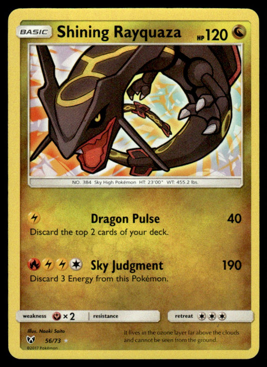 NM Shining Rayquaza 56 - Shining Legends