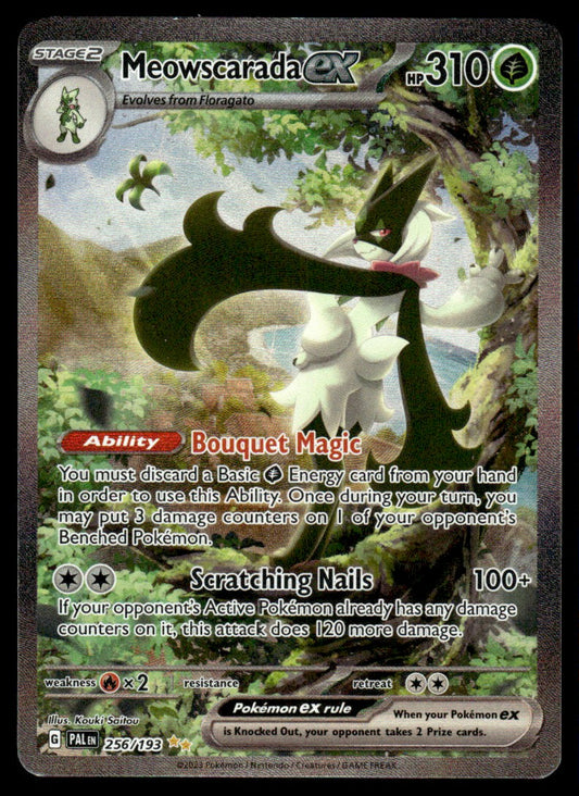 Meowscarada ex 256/193 - Paldea Evolved - Scarlet & Violet