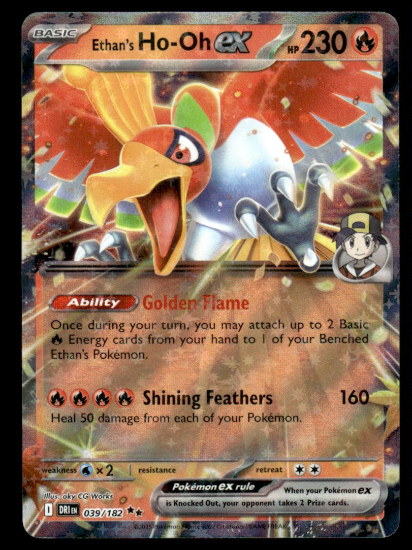 Ethan's Ho-Oh ex 039/182 - Destined Rivals - Scarlet & Violet