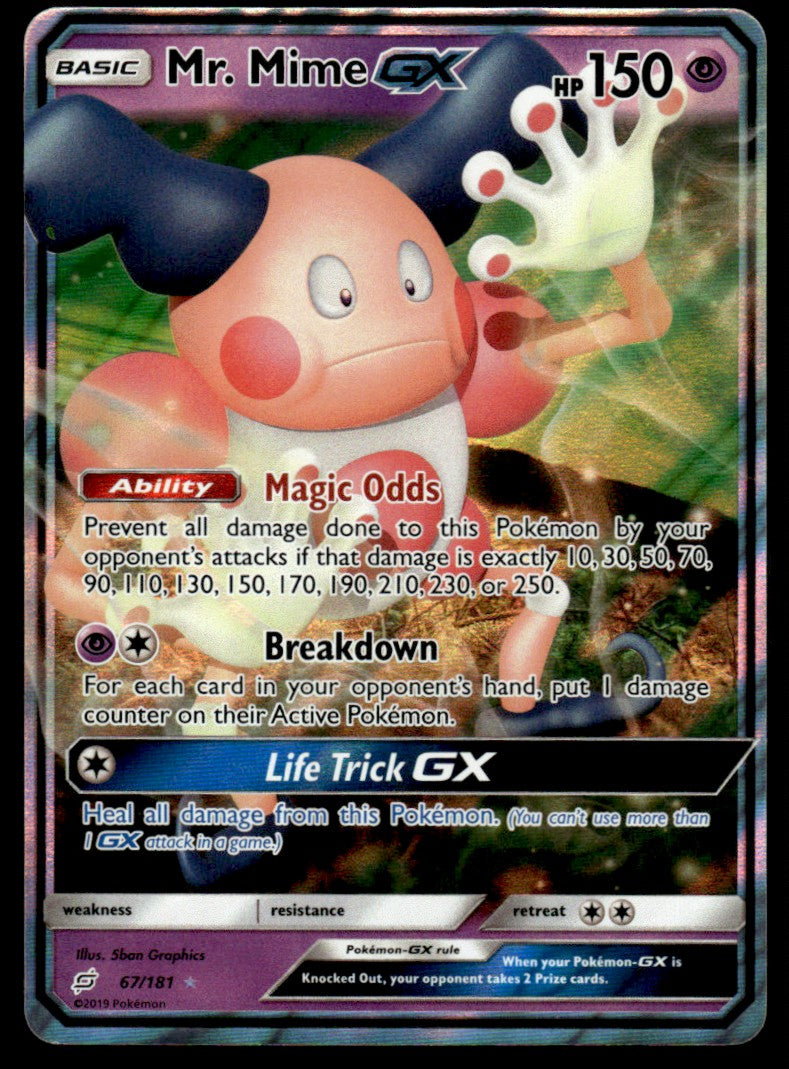 NM Mr. Mime-GX 67 - Team Up