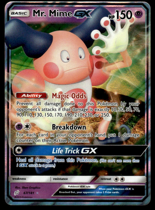 NM Mr. Mime-GX 67 - Team Up