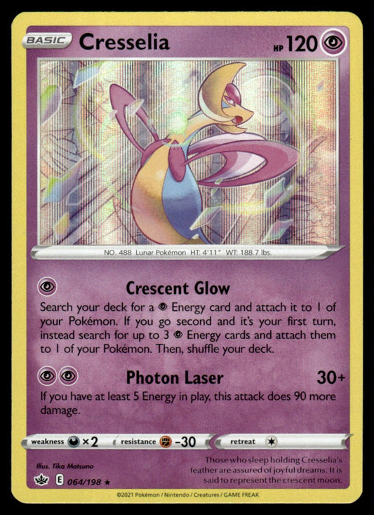 Cresselia 064/198 Holo - Chilling Reign - Sword & Shield