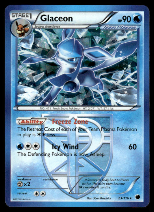 NM - Glaceon (Craked Ice Holo) 23 - Holo - Plasma Freeze