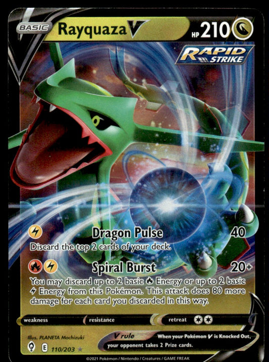 Rayquaza V 110/203 - Evolving Skies - Sword & Shield