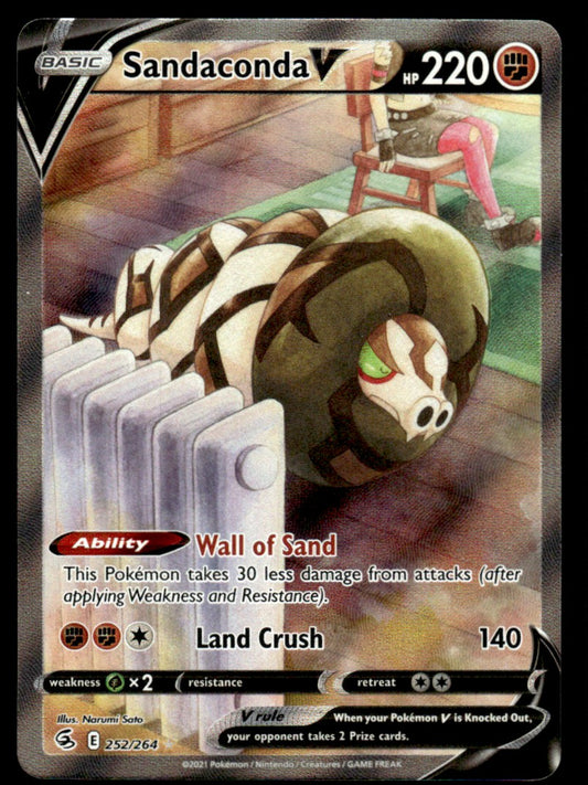 Sandaconda V 252/264 - Fusion Strike - Sword & Shield