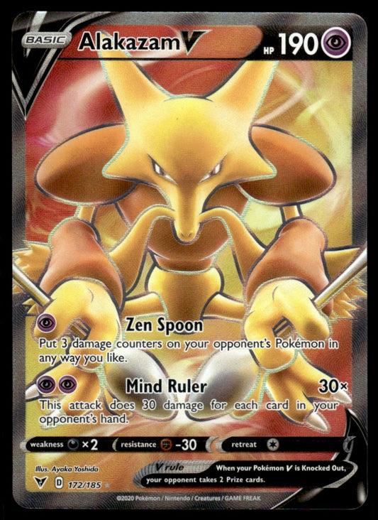 Alakazam V 172/185 - Vivid Voltage - Sword & Shield