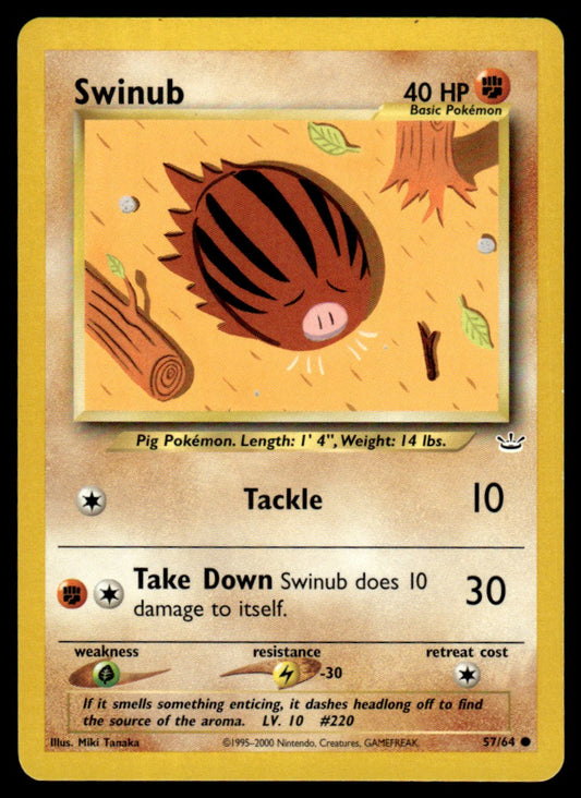 LP Swinub 57 No Holo - Neo Revelation
