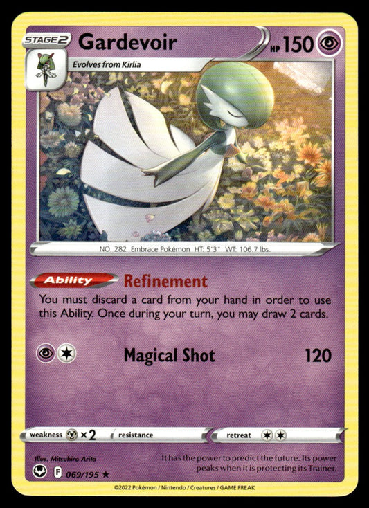 Gardevoir 069/195 Rare - Silver Tempest - Sword & Shield