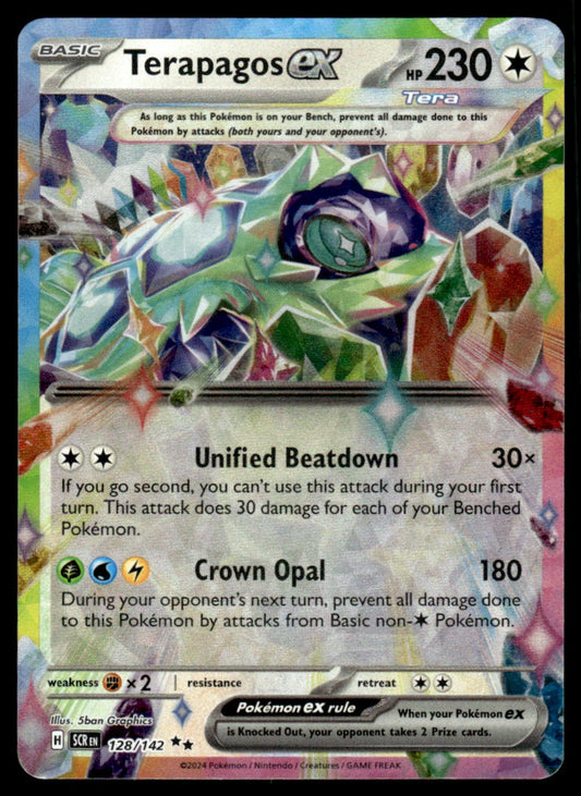 Terapagos ex 128/142 - Stellar Crown - Scarlet & Violet