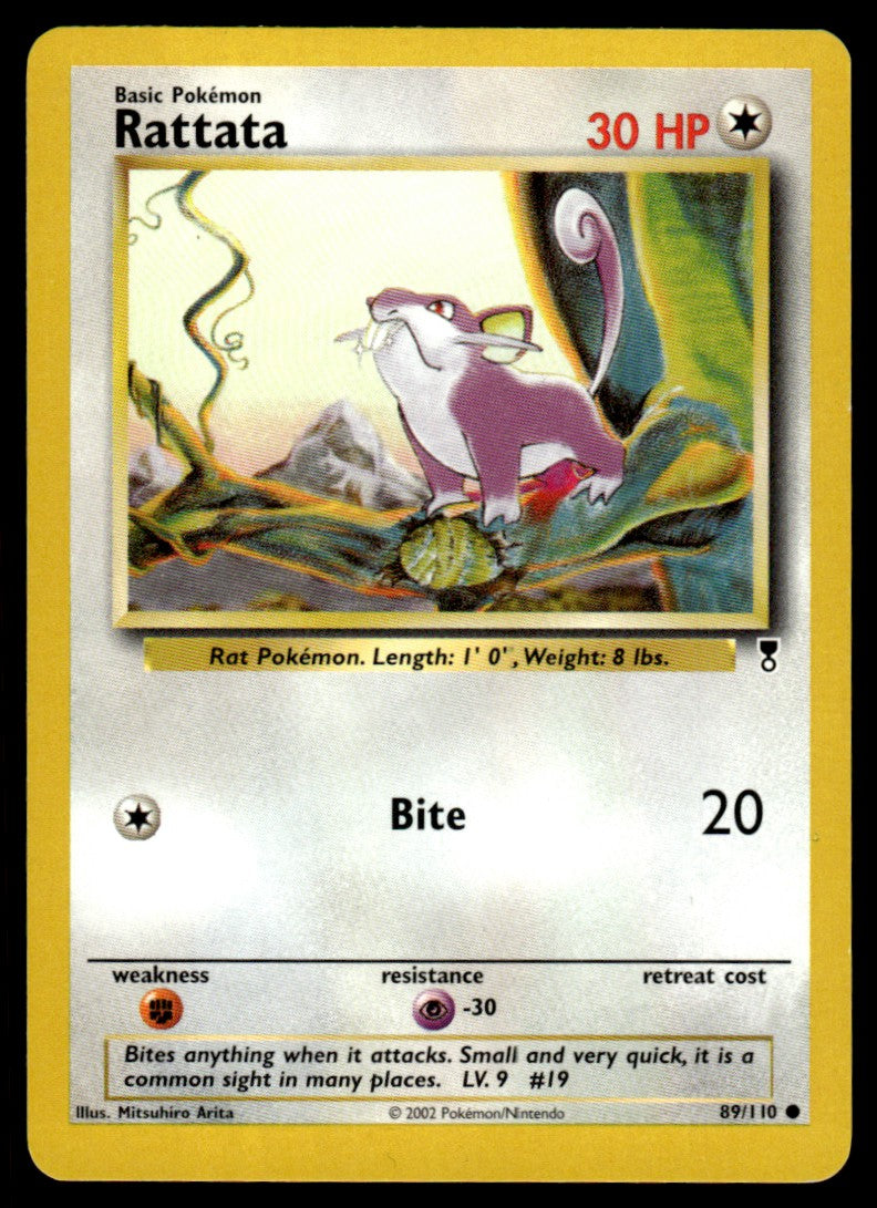 LP Rattata 89 No Holo - Legendary Collection
