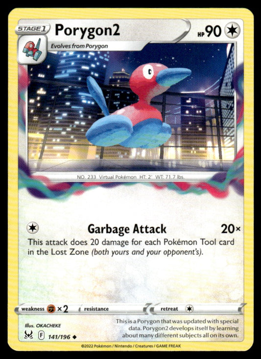 Porygon2 141/196 Uncomon - Lost Origin - Sword & Shield