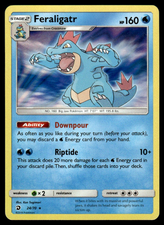 NM - Feraligatr 24 - Holo - Dragon Majesty