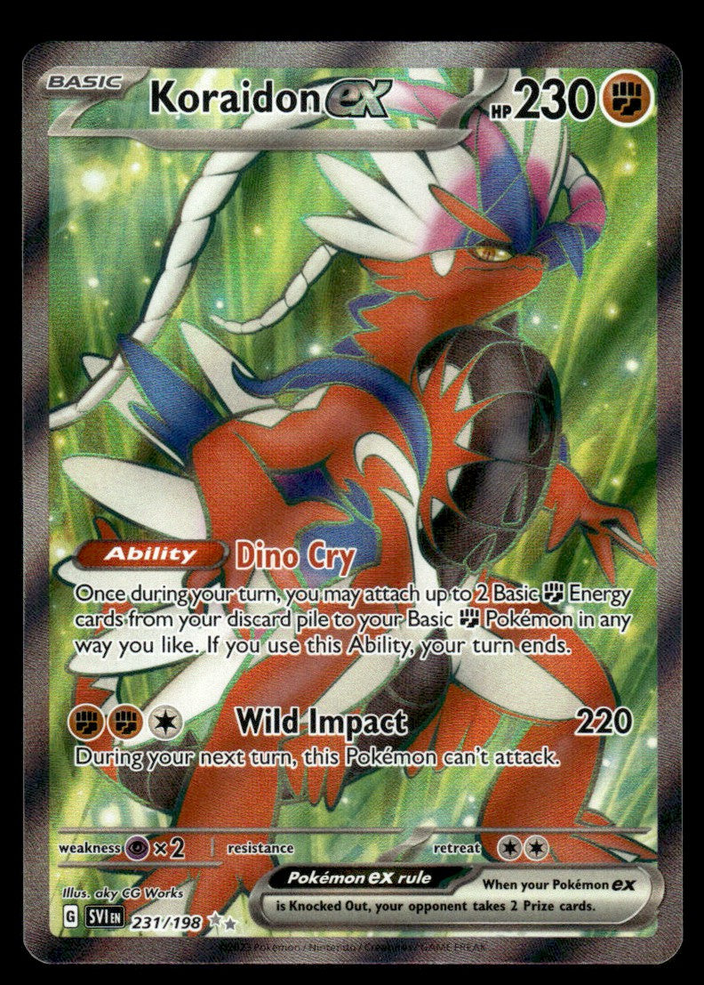 Koraidon ex 231/198 - Scarlet & Violet Base Set - Scarlet & Violet