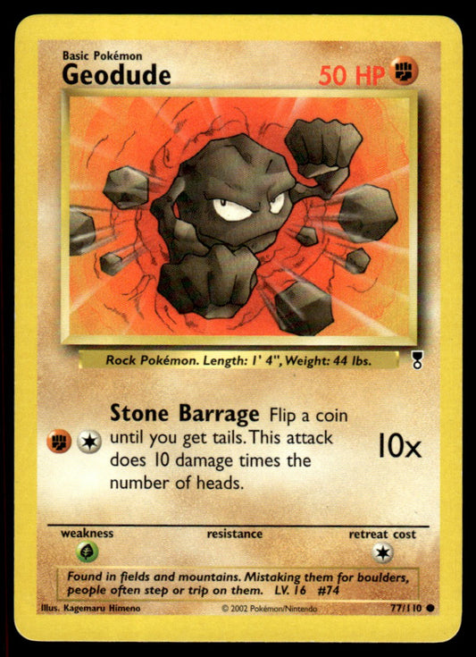 LP Geodude 77 No Holo - Legendary Collection