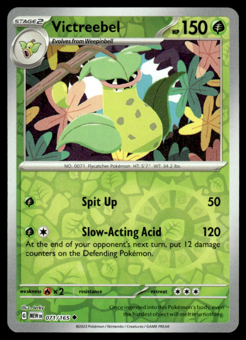 Victreebel 071/165 Reverse - Scarlet & Violet - 151 - Scarlet & Violet