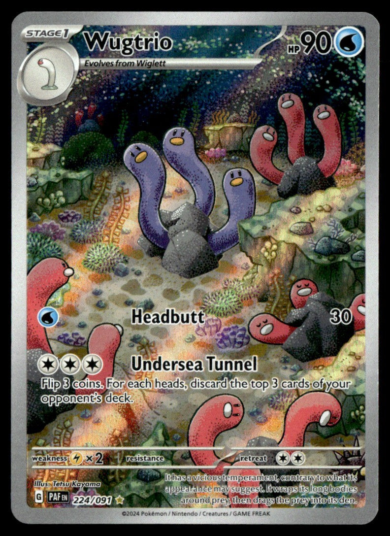 Wugtrio 224/091 - Paldean Fates - Scarlet & Violet