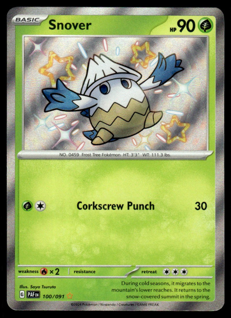 Snover 100/091 - Paldean Fates - Scarlet & Violet