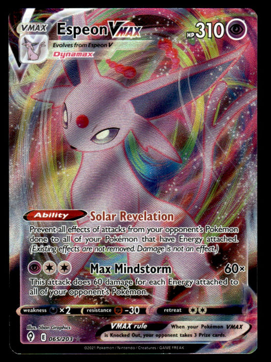 Espeon VMAX 065/203 - Evolving Skies - Sword & Shield